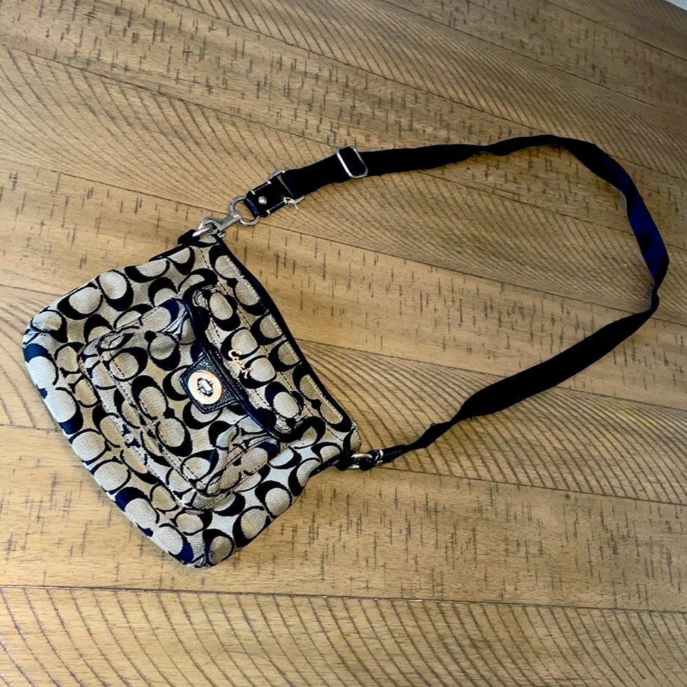 Black coach crossbody